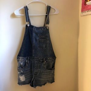 Blank NYC short overalls